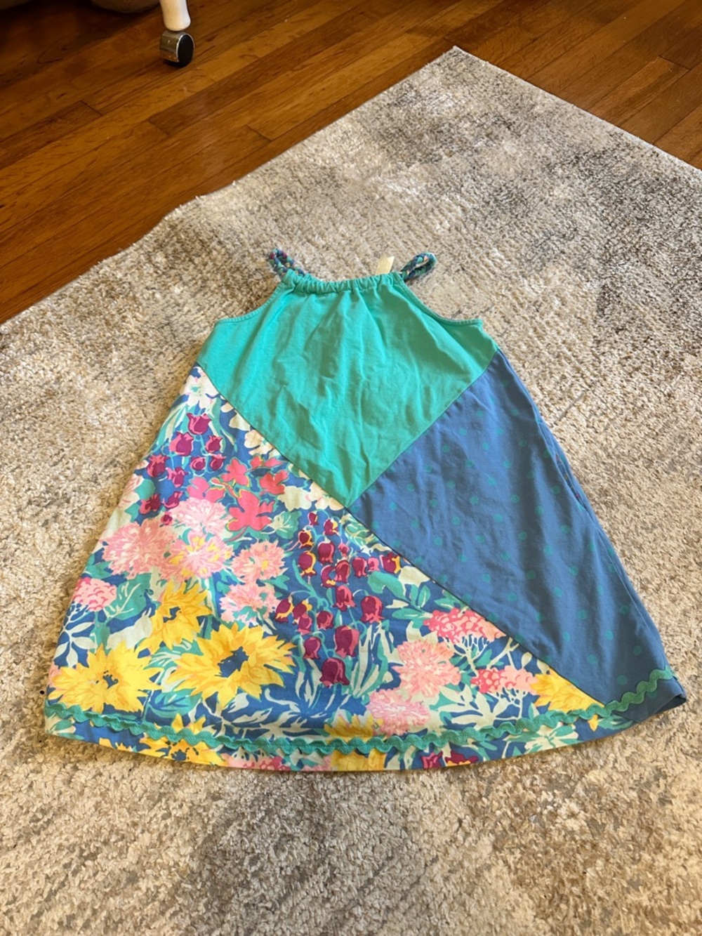 Matilda Jane Turquoise, Blue & Floral Patchwork Sundress